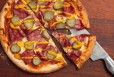 Beef Pastrami pizza