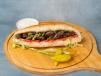 Alexandrian sausage sandwich