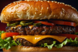 Double Patty Beef Burger