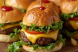 Baby Chicken Burger