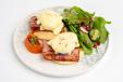 Pancakes benedict