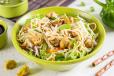 Mushroom Hakka Noodles
