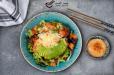 Crunchy Spicy Salmon Salad 