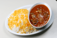 Khoresht Okra Boneless Meat with rice