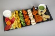 Tandoori Mix Platter 21 Pcs Tandoori Chicken 1 Pcs, Chicken Tikka 4 Pcs, Malai Tikka 4 Pcs, Lemon Tikka 4 Pcs, Mint Tikka 4 Pcs, Chicken Seek Kabab 4 Pcs + French Fries And Salad