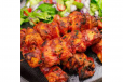 Tandoori Tikka Kabab 10.Pcs With French Fries , Souce And Salad