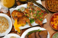 Full Chicken Grilled or Fried and Fried Meat Plate