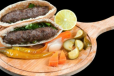 Kofta on Charcoal Sandwich