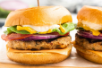 Ground Chicken Patty Burger