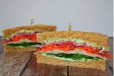 Vegetable Club Sandwich