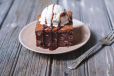 Chocolate Brownie with Ice Cream