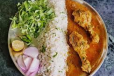 Jeera Rice with Chicken Curry
