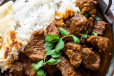 Jeera Rice With Beef Curry