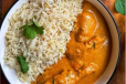 Jeera Rice With Chicken Curry