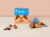 Chocolate Hazelnut Mini Ice Cream Cone 50 ml x 4