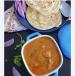 Porotta And Chicken Curry