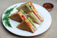 Schezwan Veg. Cheese Grill