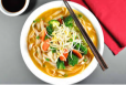 Vegetables Noodles Soup