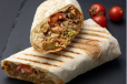 Shawarma Arabic Sandwich Cut