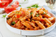 Chicken Pasta Red Sauce ( Arrabbiata)