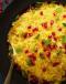 Saffron Rice With Pomegranate Seeds