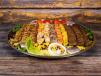 Grilled Meat Kebab And Lamb Tikka