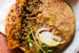 Mutton  Keema Paratha