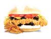 Menter swiss slash burger