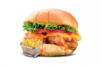 Dynamite Prawns Burger