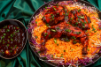 Chicken Chilli Tandoori With Kepsa Rice
