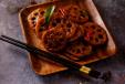 Crispy Thai Lotus Stem With Curry Leaves