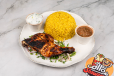 Grilled Chicken Saffron Rice Platter