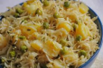 Aloo Matar + Rice