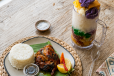 Puso Inasal and Halo Halo Combo