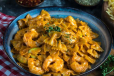 Farfalle gamberi e Zucchini Aurora