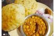 White Chana with Poori