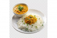 White Rice Dal Combo