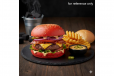Red Burger Combo