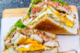 Chicken with Boiled Egg Sandwich