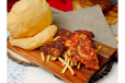 Chikken Tikka with Fries and Poori