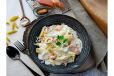 Penne Alfredo with Seafood