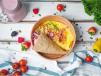 Low Fat Halloumi Omelet