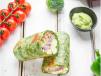 Low Fat Halloumi Wrap