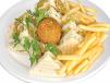 Falafel Club Sandwich