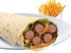 Hot Dog Wrap Sandwich