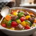 Sauteed Vegetable Soup With Beef