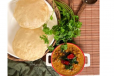Poori Kadala Curry Set