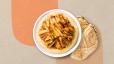 Hummus with Chicken  Shawarma 