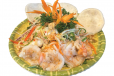 Crispy Taro Salad With Seafood