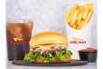 One Way Beef Burger Meal